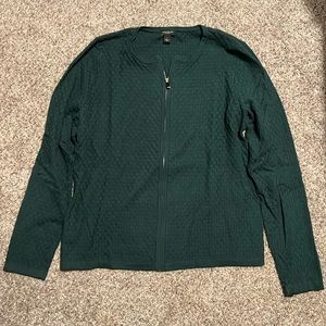 Ann Taylor zip up cardigan
